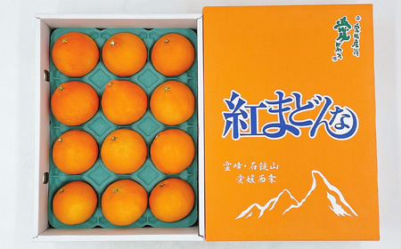 紅まどんな約3㎏（青秀・8～12個入・4～2Lサイズ）｜柑橘 愛媛 みかん マドンナ【JA東園】