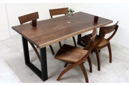 ダイニングテーブル　自然木無垢 ウォールナット WN 1600_STB｜ 家具