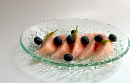 「フリット楕円浅鉢（S）」｜ お皿 ガラス製品 ミラーズウサ