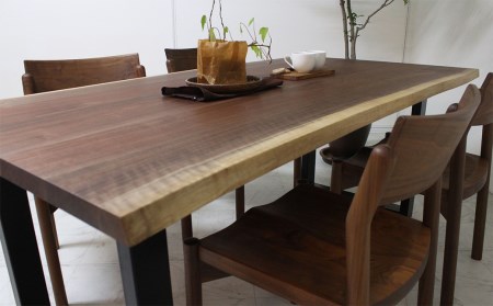 ダイニングテーブル　自然木無垢 ウォールナット WN 1800_STB