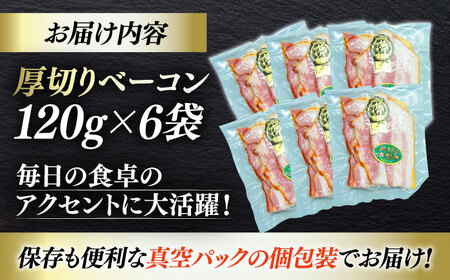 ベーコン スライス 120g×6個セット ベーコン[AGAZ004]