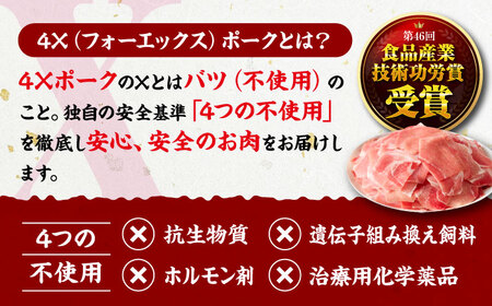 豚肉 4Xポーク 切り落としセット 1650g 豚肉[AGCY001]