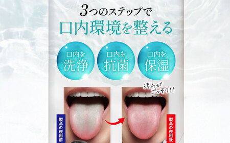 歯磨き粉【全3回定期便】舌磨きジェル ミントフレーバー風味 1本(100g) 歯磨き粉[AGCQ016]