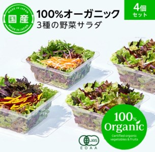 オーガニック野菜サラダ80g 4個 トッピングセット 愛媛県大洲市 ふるさと納税サイト ふるなび