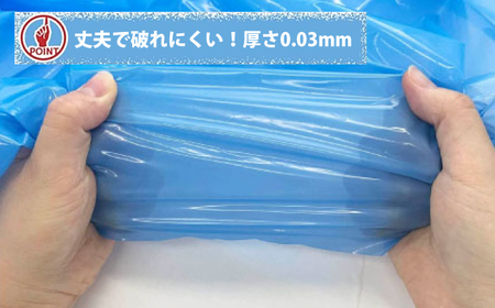 ゴミ袋 45L 青（10枚入）×60冊セット 1ケース[AGBR058]