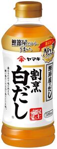 ヤマキ 割烹白だし 500ml 12本 中容量 おだし 煮物 かけつゆ 国内製造|B276