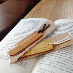 木製しおり 3個セット 手作り 天然木 無垢材 おしゃれ 雑貨 ナチュラル