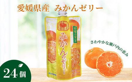 ゼリー飲料 ゼリー 飲むゼリー みかん 150g×6個×4箱 JAえひめ 愛媛の果実みかんのゼリー (E-6) ｜ B365