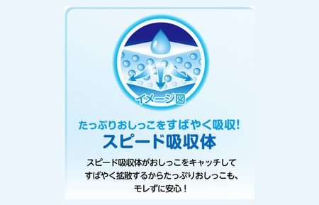 グーン ぐんぐん吸収パンツ プリンセスデザイン Mサイズ 52枚 パンツタイプ 3パック オムツ おむつ ベビー