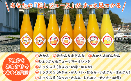 ＜一歩会 ジュエリーボックス ジュース飲み比べセット ミニ 300ml×4本入り＞ 愛媛 果汁 100% ジュース ストレートジュース みかんジュース セット 柑橘 飲料 オレンジ 特産品 渡江から一歩を踏み出す会 愛媛県 西予市【常温】『1か月以内に順次出荷予定』ATI0036