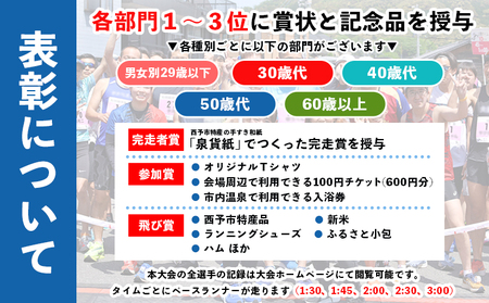 ＜四国せいよ朝霧湖マラソン＞ ロードレース ハーフマラソン ハーフ 10km 10キロ ランニング ランナー スポーツ 運動 参加 出走 体験 チケット 自然 朝霧湖 あさぎりこ マラソン まらそん マラソン大会 四国せいよ朝霧湖マラソン事務局 愛媛県 西予市 NSA0001