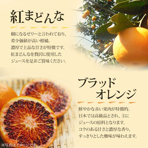 マルワフルーツ園芸 紅まどんなとブラッドオレンジジュース2本セット UUB0024