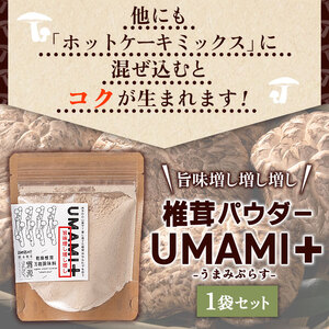 ブランド原木椎茸「霧源（MUgEN）」乾燥椎茸＆椎茸パウダー UMAMI＋（うまみぷらす）セット NYJ0005
