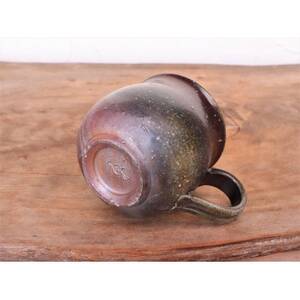 備前焼 コーヒーカップ(中)サンギリ　c2-005【1522823】