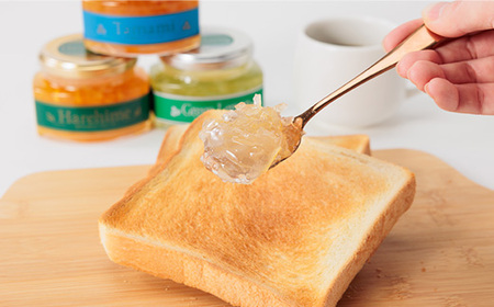 上島町　マーマレード4種セットA(グリーンレモン・イエローレモン・たまみ・はれひめ)　【1117345】