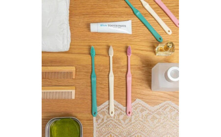 お米でできた歯ブラシ「キラグリン」３色12本セット 【SYB0091_x】