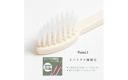 お米でできた歯ブラシ「キラグリン」３色12本セット 【SYB0091_x】