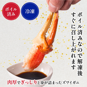 訳あり ボイルズワイカニ 爪カット 500g｜【OKR012】