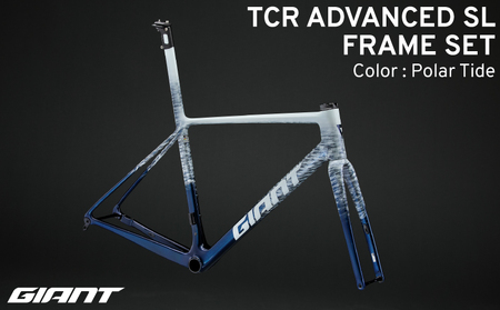 フレームのみ】GIANT TCR ADVANCED SL FRAMESET (カラー：Polar Tide 