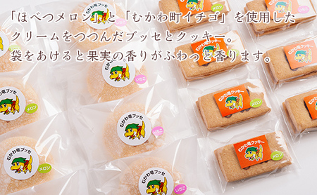 北海道むかわ町 むかわ竜ブッセ(8個)&むかわ竜クッキー(7個)セット 【 ふるさと納税 人気 おすすめ ランキング ブッセ クッキー 洋菓子 焼き菓子 むかわ竜 カムイサウルス 北海道 むかわ町 送料無料 】 MKWQ001