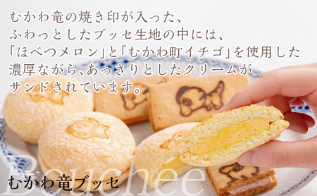 北海道むかわ町 むかわ竜ブッセ(8個)&むかわ竜クッキー(7個)セット 【 ふるさと納税 人気 おすすめ ランキング ブッセ クッキー 洋菓子 焼き菓子 むかわ竜 カムイサウルス 北海道 むかわ町 送料無料 】 MKWQ001