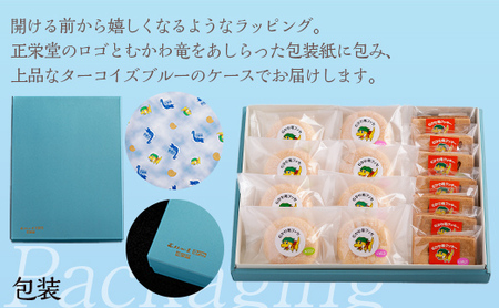 北海道むかわ町 むかわ竜ブッセ(8個)&むかわ竜クッキー(7個)セット 【 ふるさと納税 人気 おすすめ ランキング ブッセ クッキー 洋菓子 焼き菓子 むかわ竜 カムイサウルス 北海道 むかわ町 送料無料 】 MKWQ001