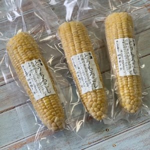 【むかわ産】舛岡水産の冷凍とうもろこし 300g×3本【1316228】