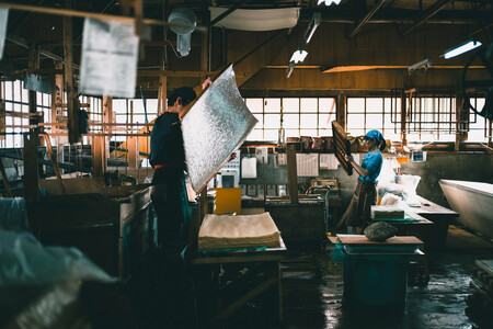 IKAZAKI WASHI JEWERLY しずくイヤリング「グリーン」鞠柄