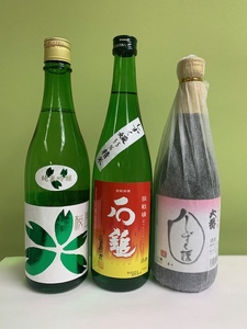 愛媛県酒造好適米「しずく媛」で醸した酒比べセット