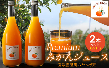 Premiumみかんジュース（2本セット）※北海道・沖縄・離島への配送不可 【 ふるさと納税 人気 おすすめ ランキング 柑橘 みかん ミカン フルーツ みかんジュース オレンジジュース 温州みかん 温州ミカン 温州蜜柑 果物 ジュース 愛媛  OKUBO FARM 愛媛県 伊方町 送料無料 】 IKTAT002