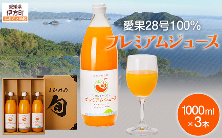 【岡市農園】愛果28号100％プレミアムジュース ※離島への配送不可 【ふるさと納税 人気 おすすめ ランキング ジュース みかんジュース オレンジジュース 愛果28号 柑橘 みかん ミカン 紅 まどんな 蜜柑 飲料 ドリンク 果汁100％ 岡市農園 愛媛県産 愛媛県 伊方町 送料無料】 IKTV002