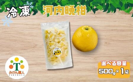 冷凍 みかん 外皮なし 河内晩柑 500g 冷凍みかん 武田屋