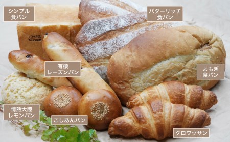 無添加 国産小麦パンセット(7種11個)パンパンパンパン