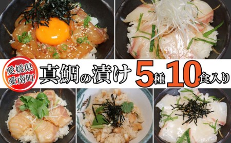 真鯛 漬け セット 5種 × 2 鯛 真鯛