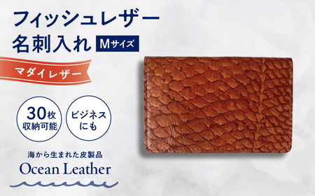 【Chestnut】Ocean Leather 名刺入れ〈マダイ〉Mサイズ【興洋フリーズ株式会社】 [ATBX083-04]