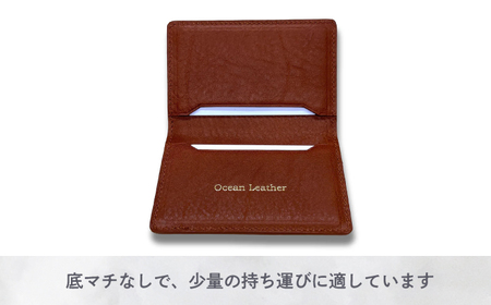 【Chestnut】Ocean Leather 名刺入れ〈マダイ〉Mサイズ【興洋フリーズ株式会社】 [ATBX083-04]
