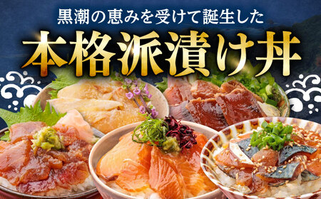 高知の魚5種類が味わえる海鮮漬け丼セット タイ マグロ カンパチ 鰹たたき サバ /各2　冷凍 海鮮丼 海鮮 漬け丼高知 漬け丼【株式会社　七和】[ATAX019]　