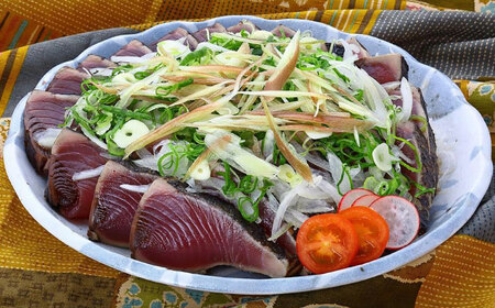 【12回定期便】明神水産 藁焼き鰹 (カツオ) たたき1節 総計約3.6kg / かつお カツオ かつおたたき カツオたたき かつおのたたき カツオのたたき[ATAF109]