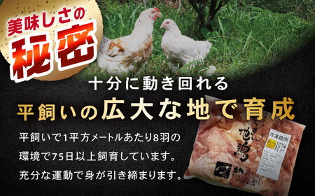 高知の地鶏はちきん地鶏モモ肉カット 約500g×2 【合同会社土佐あぐりーど】[ATBO024]