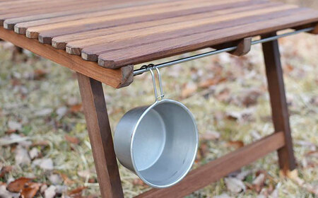 ウォールナット キャンプテーブル KUROSON370 / アウトドア アウトドアグッズ キャンプ テーブル ウォールナット 人気 おすすめ 【196｜ひのきのキャンプ用品】[ATBG006]