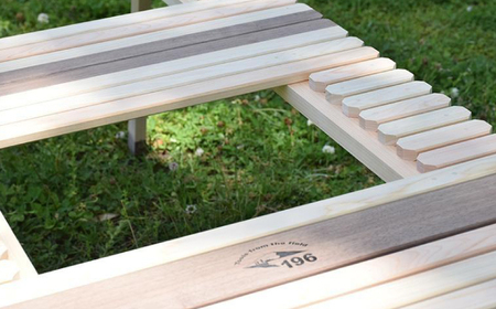 2つ折りフラットバーナーキャンプテーブル KUROSON400FB / アウトドア アウトドアグッズ キャンプ テーブル ひのき ウォールナット 人気 おすすめ 【196｜ひのきのキャンプ用品】[ATBG008]