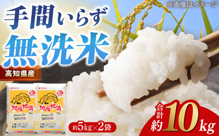 R7年度産 無洗米 地産地消米 約5kg×2 合計約10kg  /高知県 高知市 無洗米 精米 お米 白米 ブレンド米 【高知食糧株式会社】 [ATBL003]