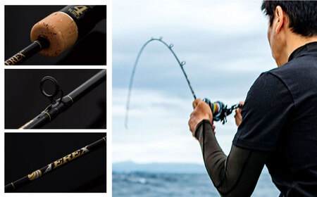 JEREX (ジャレク) 3FORCE 高弾性カーボン採用ハイエンドロッド (ジギング専用ベイトロッド)  [ATAK013]