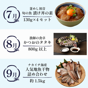 【定期便 12回】室戸まるごと定期便 海鮮コース かつお 本マグロ 伊勢海老 ネギトロ zzb2025