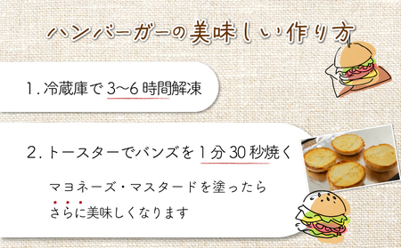 土佐和牛＆四万十ポーク合い挽きハンバーガーセット【５人前】