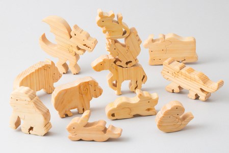 おもちゃ 手作り 木のおもちゃ 十二支パズル 玩具 赤ちゃん 子供 雑貨
