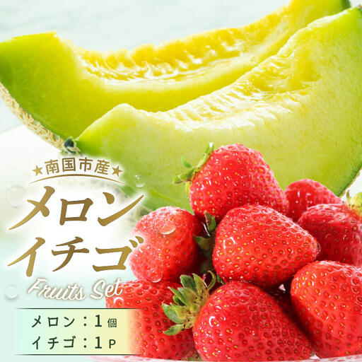 【先行予約】メロンといちごセット（2026年1月～発送）【いちご  フルーツ】