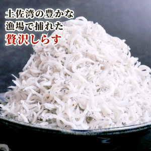 【定期便3回 しらす】釜揚げしらす 600g（300g×2パック）＼ちりめんじゃこ／