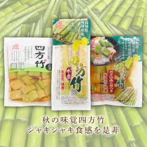 四方竹 食べ比べセット 土佐煮 水煮 炊き込みご飯の素 シャキシャキ 食感 珍味 季節 特産 珍しい 柔らか 筍 タケノコ 竹の子 煮物 おでん サラダ 和え物 天ぷら キンピラ お寿司 高知県 南国市