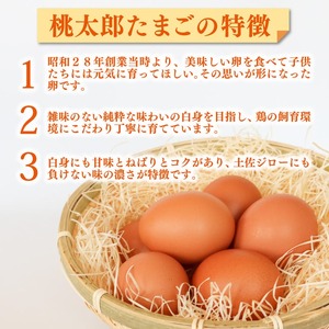 【卵 6回定期便】ゆずたまと桃太郎たまごのセット 6個入り×各1パック たまご